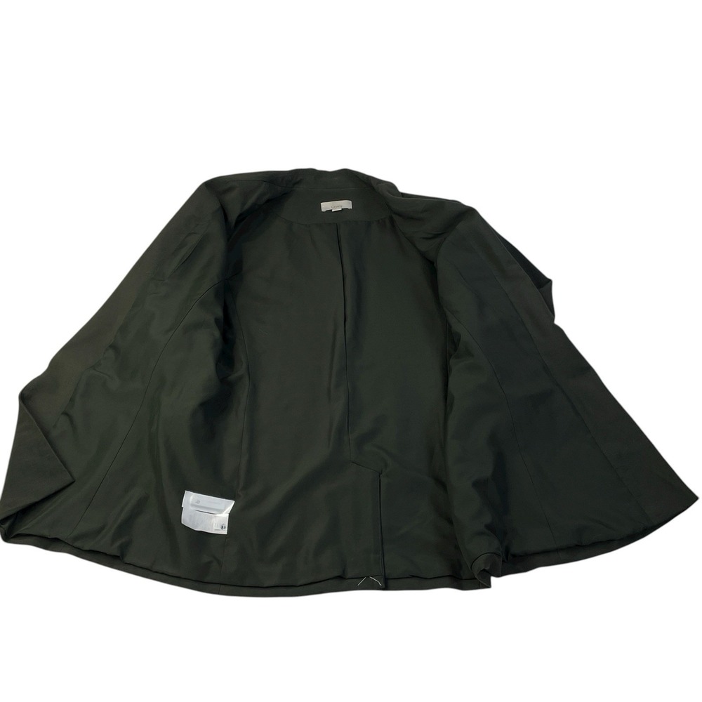 LOFT Olive Green Open Front Blazer Women's Size 2 Casual Work Jacket - Picture 8 of 10